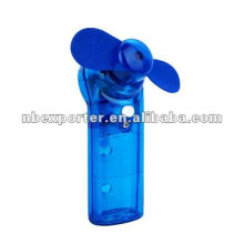 Mini fan with water spray